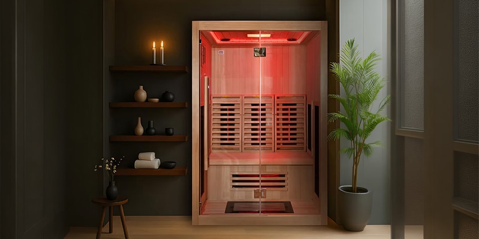 Champion Saunas > Champion Saunas InfraRed Bliss III > Image 1 Champion Hot Tubs | Champion Sauna InfraRed Bliss III
